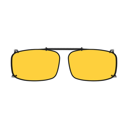 eyekeeper.com Clip on Polarized Night Vision Driving Glasses C63 (54MMx34MM) Sunglasses Goldenrod Yellow