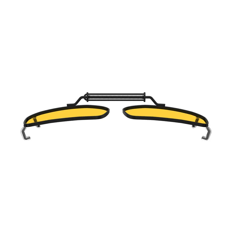 eyekeeper.com Clip on Polarized Night Vision Driving Glasses C63 (54MMx34MM) Sunglasses White Smoke Yellow