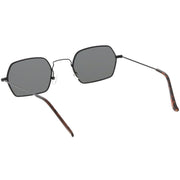 zeroUV Ultra Slim Metal Hexagon Geometric Sunglasses C633 Sunglasses