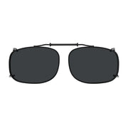 eyekeeper.com Metal Frame Polarized Lens Clip on Sunglasses C64 (54MMx37MM) Sunglasses Dark Slate Gray Grey