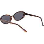 zeroUV Women's Retro True Vintage Round Oval Mirrored Lens Sunglasses C654 Sunglasses