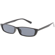 zeroUV Retro Slim Flat Top Narrow 1990's Sunglasses C671 Sunglasses