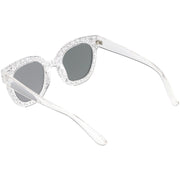 zeroUV Oversize Novelty Star Embellished Horned Rim Sunglasses C683 Sunglasses