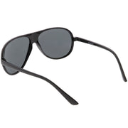 zeroUV Polarized Lens Oversize Flat Top Aviator Sunglasses C702 Sunglasses