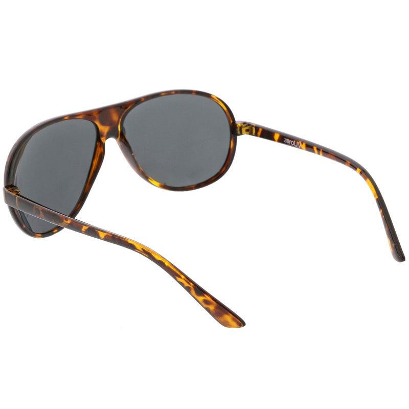 zeroUV Polarized Lens Oversize Flat Top Aviator Sunglasses C702 Sunglasses
