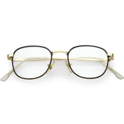 zeroUV True Vintage Dapper Square Clear Lens Glasses C718 Glasses