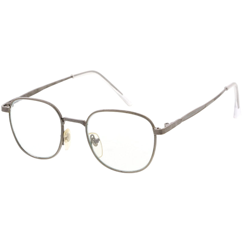 zeroUV True Vintage Dapper Square Clear Lens Glasses C718 Glasses