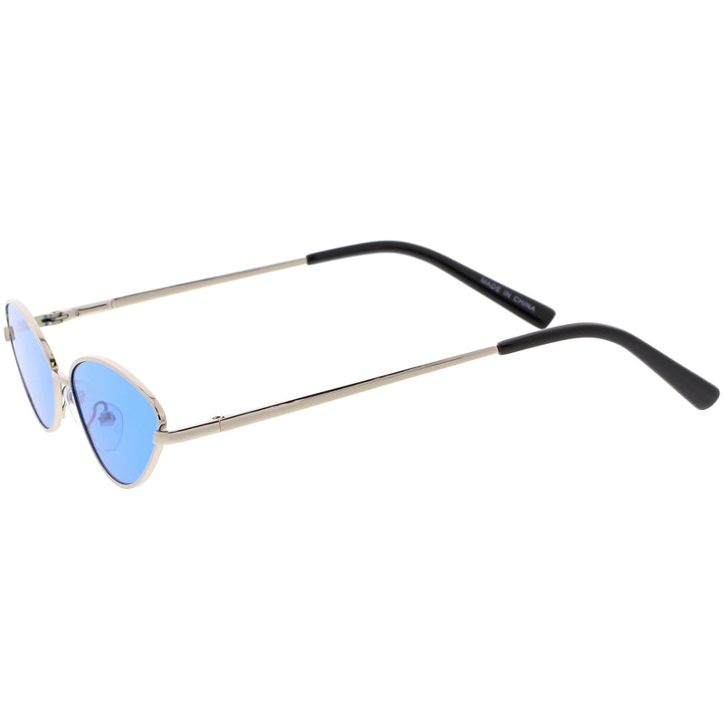 zeroUV Retro 1990's Color Tone Metal Cat Eye Sunglasses C724 Sunglasses