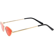zeroUV Retro 1990's Color Tone Metal Cat Eye Sunglasses C724 Sunglasses