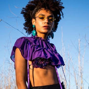 zeroUV Retro 1990's Color Tone Metal Cat Eye Sunglasses C724 Sunglasses