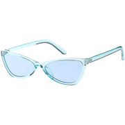 zeroUV Retro Small Triangle Transparent Color Tone Lens Cat Eye Sunglasses C727 Sunglasses