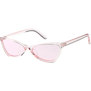 zeroUV Retro Small Triangle Transparent Color Tone Lens Cat Eye Sunglasses C727 Sunglasses