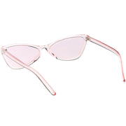 zeroUV Retro Small Triangle Transparent Color Tone Lens Cat Eye Sunglasses C727 Sunglasses