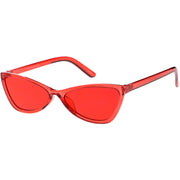 zeroUV Retro Small Triangle Transparent Color Tone Lens Cat Eye Sunglasses C727 Sunglasses