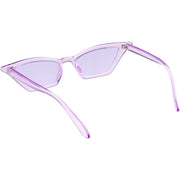 zeroUV Women's Colorful Translucent Color Tone Lens Cat Eye Sunglasses C735 Sunglasses