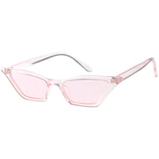 zeroUV Women's Colorful Translucent Color Tone Lens Cat Eye Sunglasses C735 Sunglasses