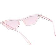 zeroUV Women's Colorful Translucent Color Tone Lens Cat Eye Sunglasses C735 Sunglasses