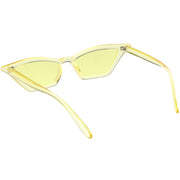 zeroUV Women's Colorful Translucent Color Tone Lens Cat Eye Sunglasses C735 Sunglasses