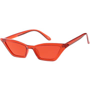 zeroUV Women's Colorful Translucent Color Tone Lens Cat Eye Sunglasses C735 Sunglasses