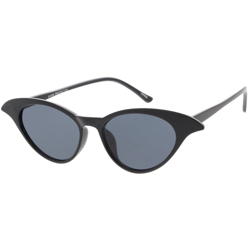 zeroUV Women's Retro Low Pointed Cat Eye Sunglasses C737 Sunglasses