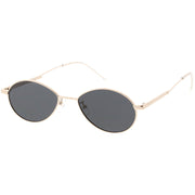 zeroUV Classic Retro Unisex Metal Oval Dapper Sunglasses C741 Sunglasses