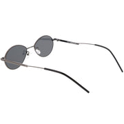 zeroUV Classic Retro Unisex Metal Oval Dapper Sunglasses C741 Sunglasses