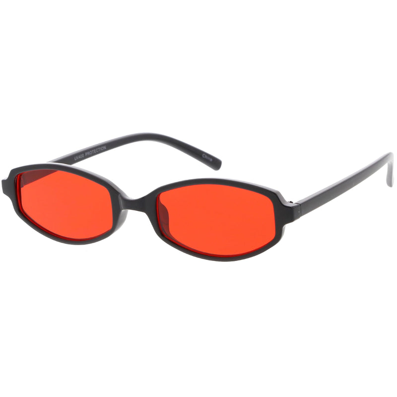 zeroUV Retro Small Rectangle Color Toned Lens Sunglasses C751 Sunglasses