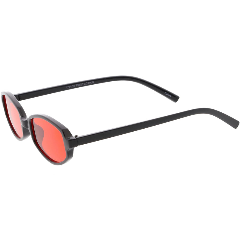 zeroUV Retro Small Rectangle Color Toned Lens Sunglasses C751 Sunglasses