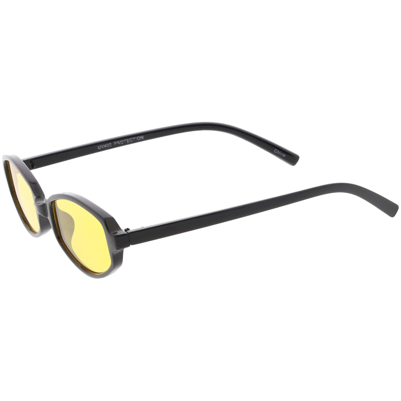 zeroUV Retro Small Rectangle Color Toned Lens Sunglasses C751 Sunglasses