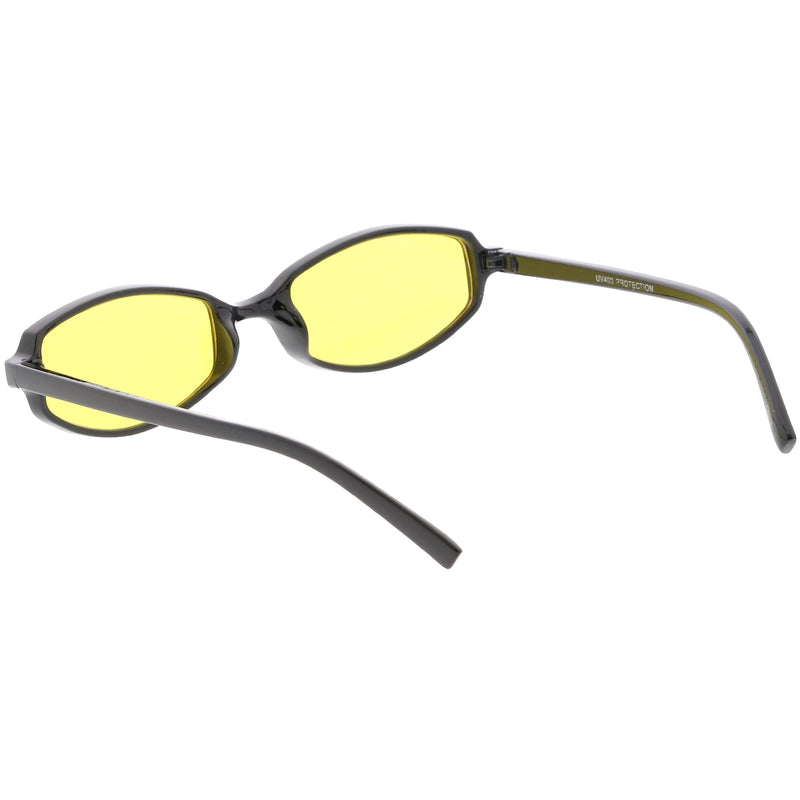 zeroUV Retro Small Rectangle Color Toned Lens Sunglasses C751 Sunglasses