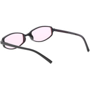 zeroUV Retro Small Rectangle Color Toned Lens Sunglasses C751 Sunglasses