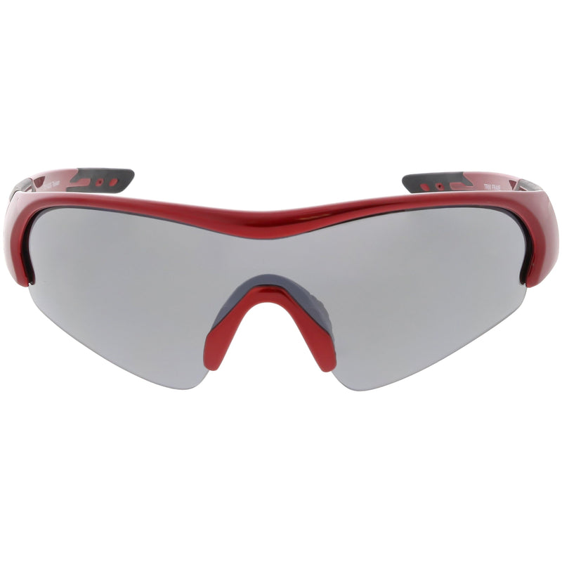 zeroUV TR-90 Performance Wrap Around Half Frame Sunglasses C798 Sunglasses