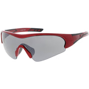 zeroUV TR-90 Performance Wrap Around Half Frame Sunglasses C798 Sunglasses