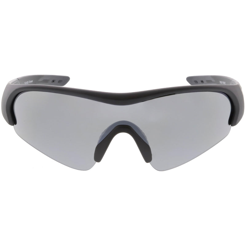 zeroUV TR-90 Performance Wrap Around Half Frame Sunglasses C798 Sunglasses