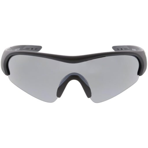 zeroUV TR-90 Performance Wrap Around Half Frame Sunglasses C798 Sunglasses