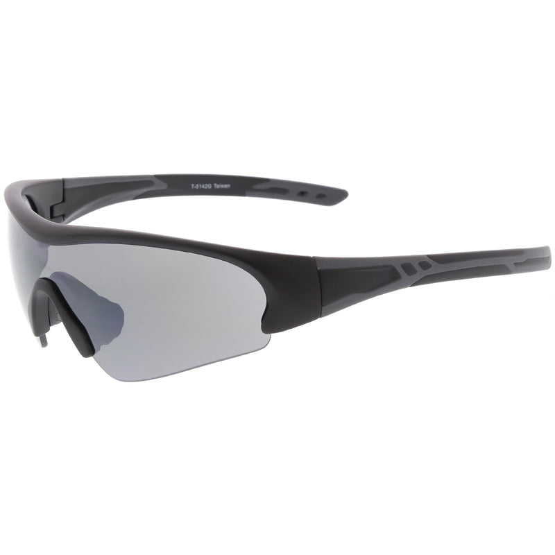 zeroUV TR-90 Performance Wrap Around Half Frame Sunglasses C798 Sunglasses