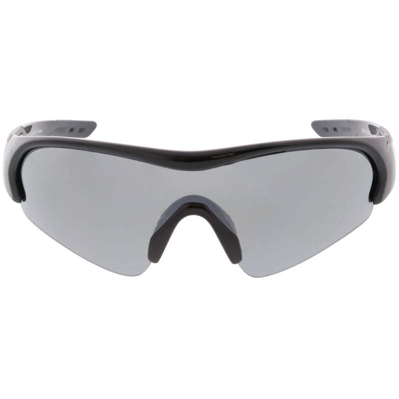 zeroUV TR-90 Performance Wrap Around Half Frame Sunglasses C798 Sunglasses