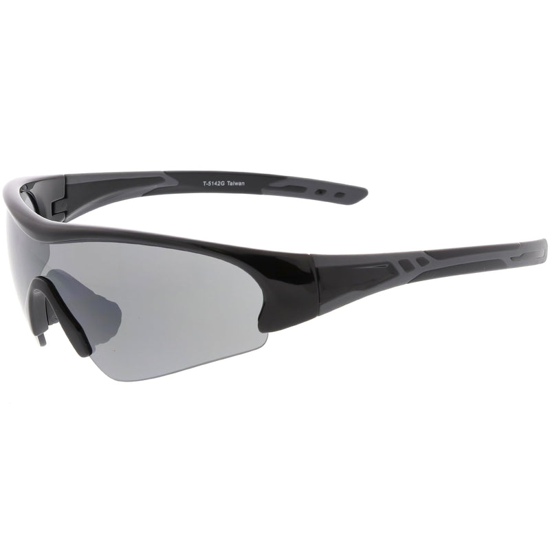 zeroUV TR-90 Performance Wrap Around Half Frame Sunglasses C798 Sunglasses