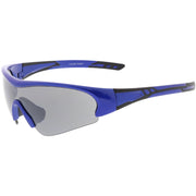 zeroUV TR-90 Performance Wrap Around Half Frame Sunglasses C798 Sunglasses