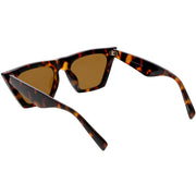 zeroUV Women's Retro Oversize Wide Pointed Cat Eye Sunglasses C921 Sunglasses