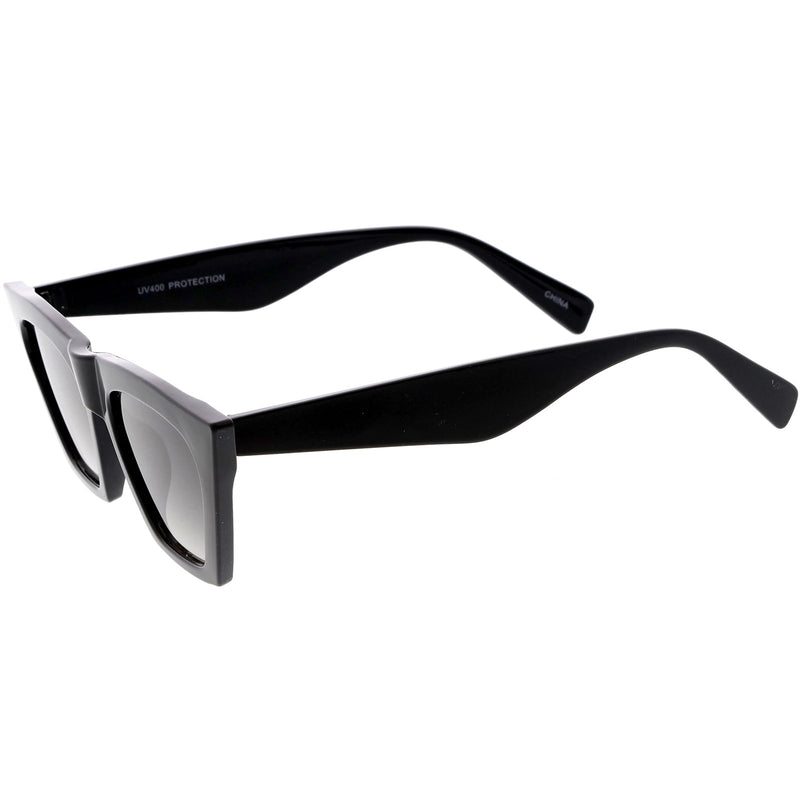 zeroUV Women's Retro Oversize Wide Pointed Cat Eye Sunglasses C921 Sunglasses