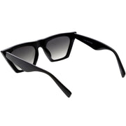 zeroUV Women's Retro Oversize Wide Pointed Cat Eye Sunglasses C921 Sunglasses