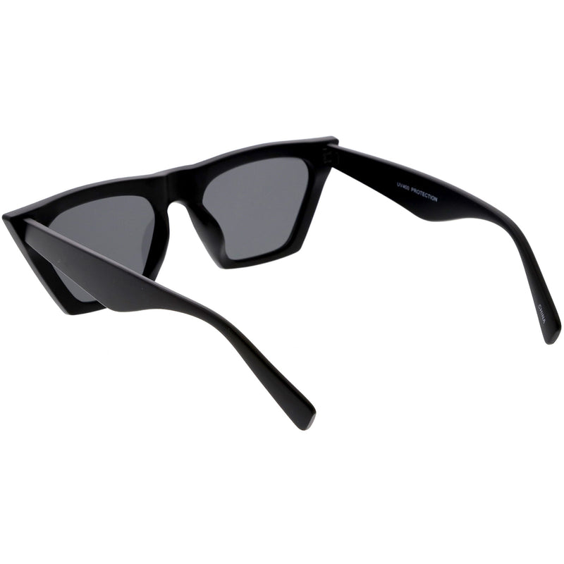 zeroUV Women's Retro Oversize Wide Pointed Cat Eye Sunglasses C921 Sunglasses