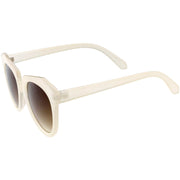 zeroUV Women's Oversize Geometric Round Cat Eye Sunglasses C938 Sunglasses