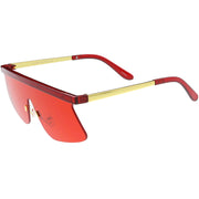 zeroUV Retro Modern Blade Cut Shield Sports Sunglasses C941 Sunglasses