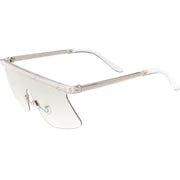 zeroUV Retro Modern Blade Cut Shield Sports Sunglasses C941 Sunglasses