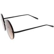 zeroUV Women's Oversize Round Rimless Color Two Tone Sunglasses C985 Sunglasses