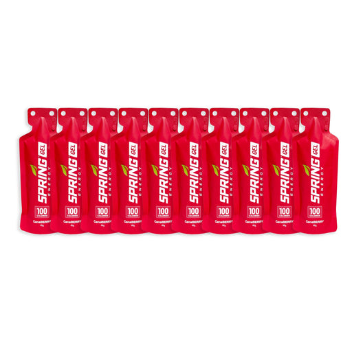 myspringenergy Strawberry Smoothie Gel (Vegan) 100 Kcal- Canaberry Gel