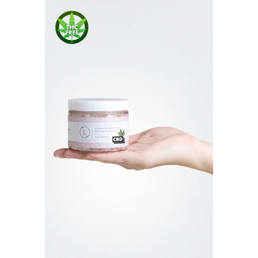 Lizush CBD Lavender Natural Bath Salt Soak with CBD. Made with Dead sea, Epsom and Himalayan salts BATH SALTS