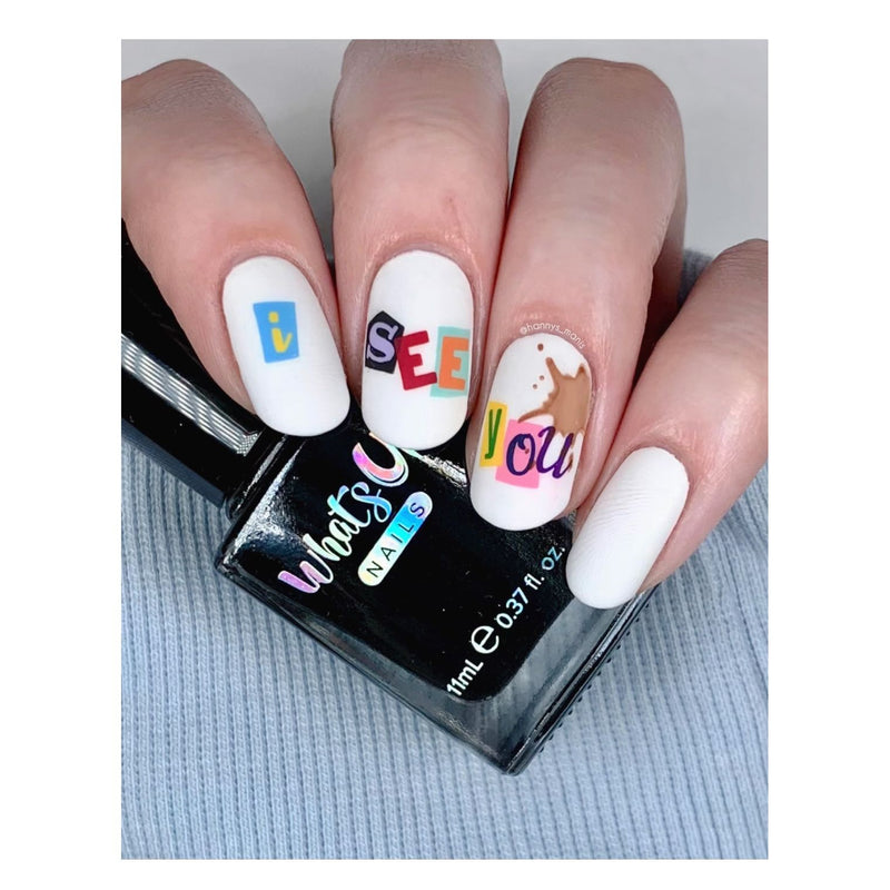 UberChic Beauty Comfy Clothes and Murder Shows Stamping Plate